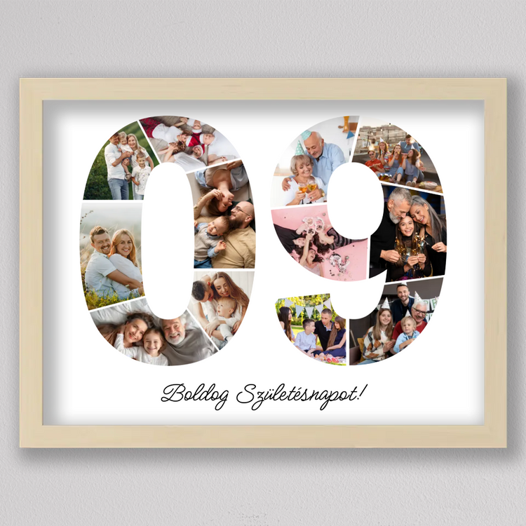 Számos fotókollázsok