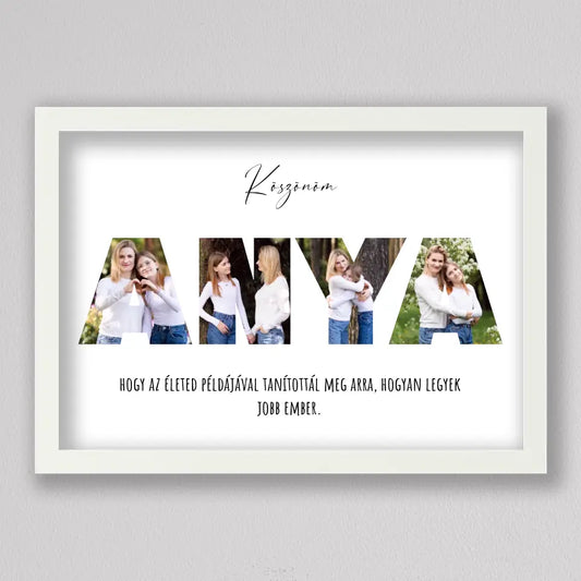 ANYA feliratú fotó kollázs