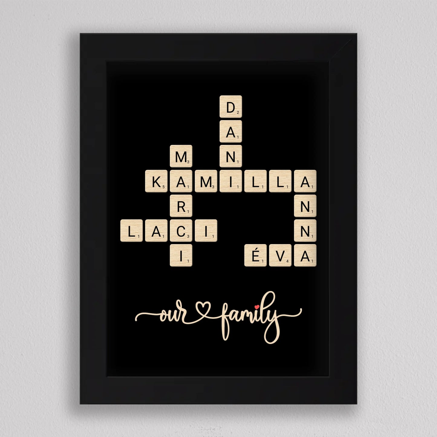 Családi Scrabble, szókirakó #3