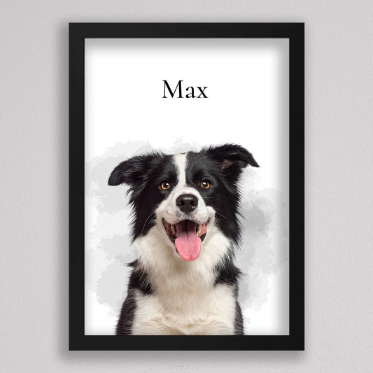 Kutya portré - Kiskedvences egyedi falikép