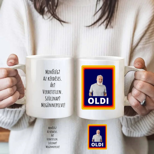 Vicces születésnapi vagy egyéb alkalmi ajándék OLDI fotós bögre férfiaknak és nőknek #2