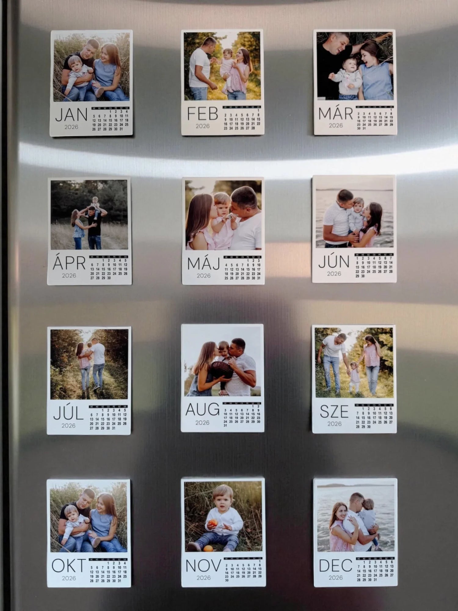 Fényképes hűtőmágnesek