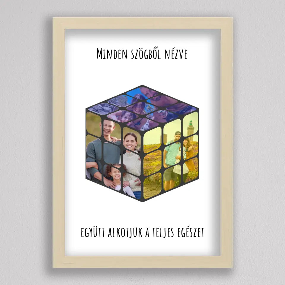 Rubik kocka fotó kollázs #1