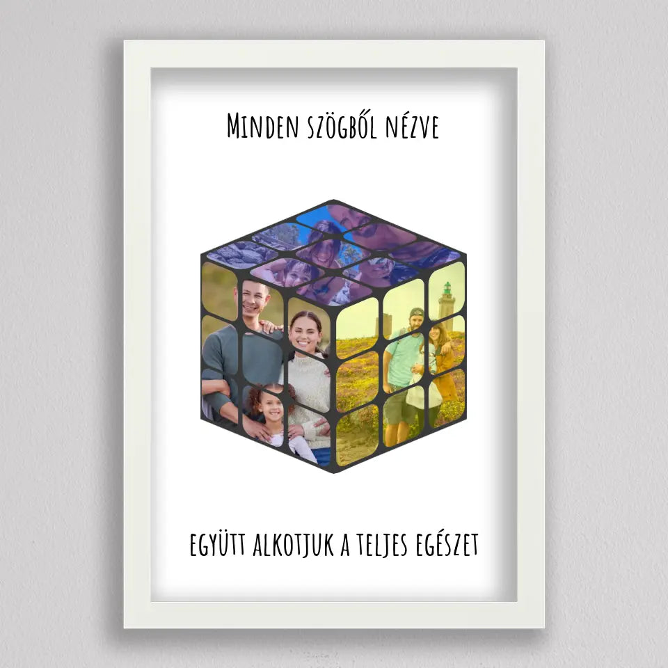 Rubik kocka fotó kollázs #1