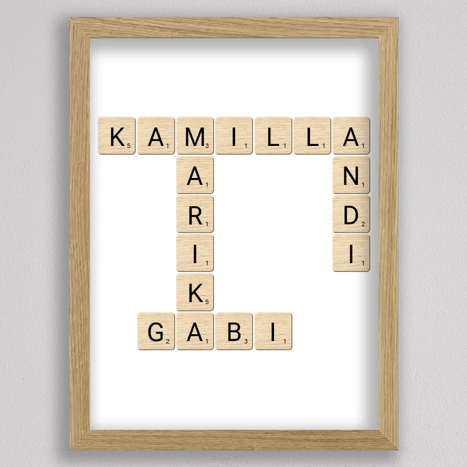 Családi Scrabble, szókirakó #1