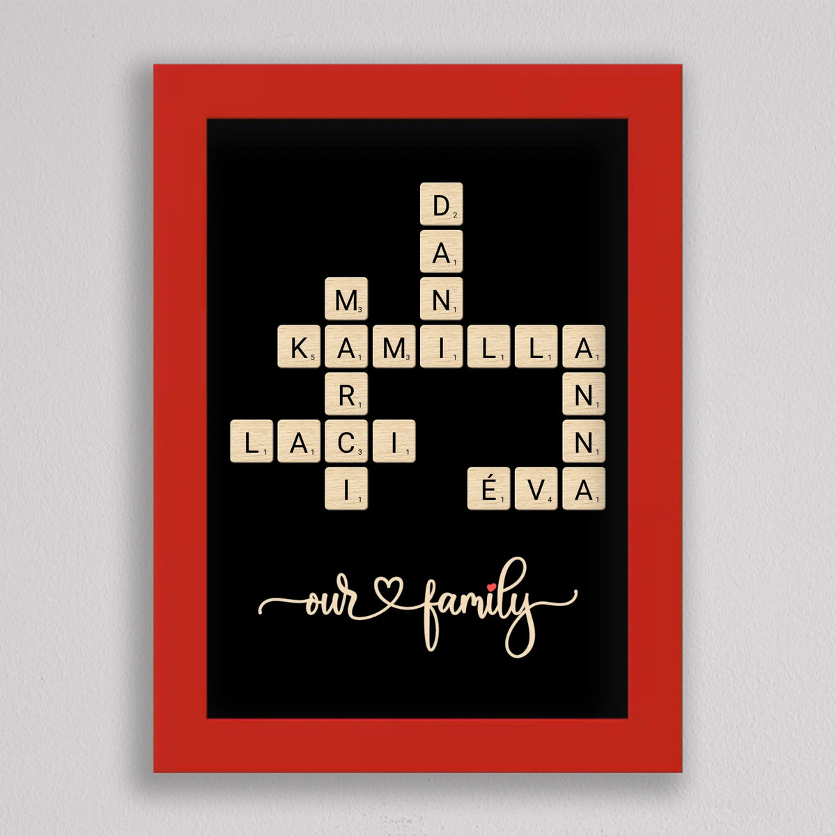 Családi Scrabble, szókirakó #3