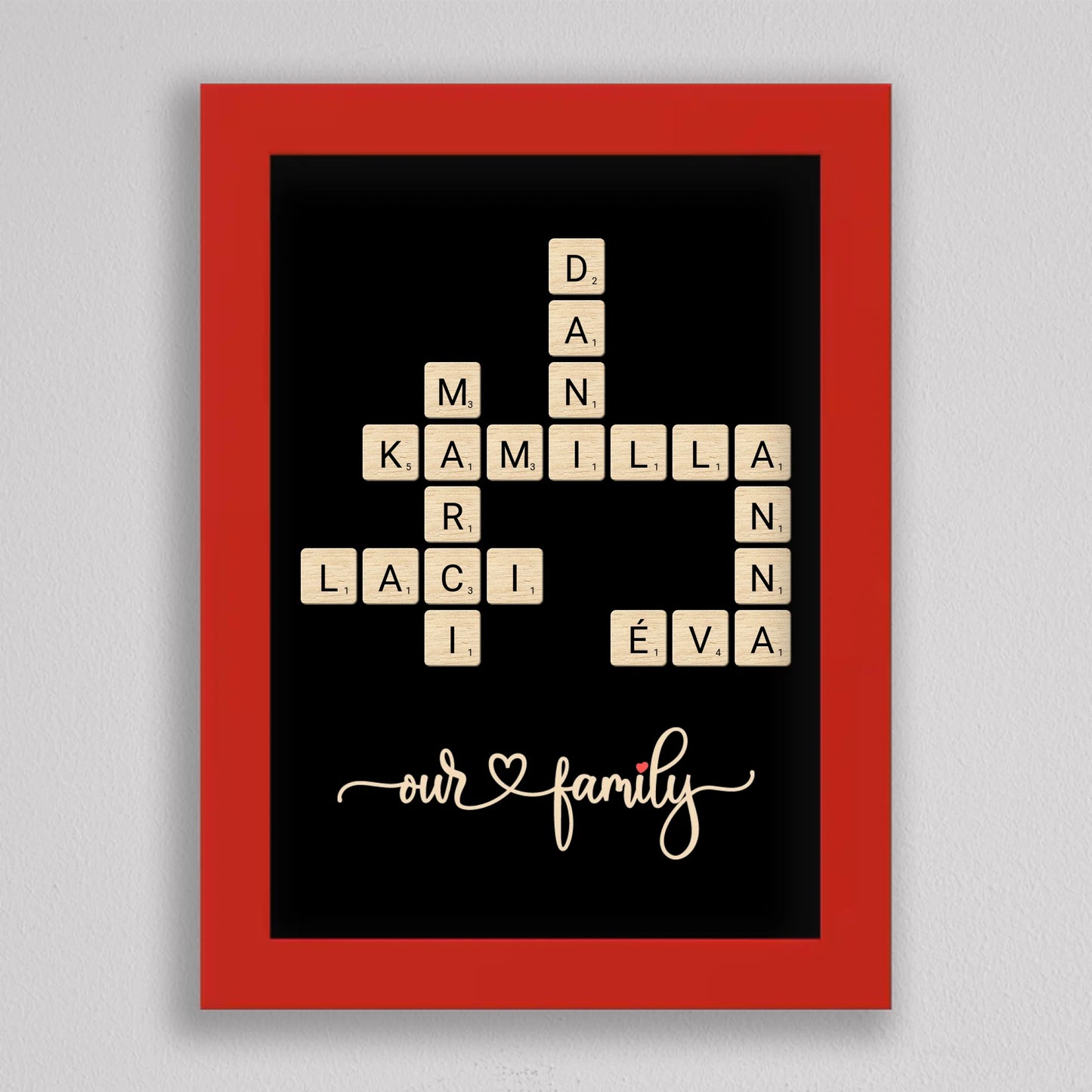 Családi Scrabble, szókirakó #3