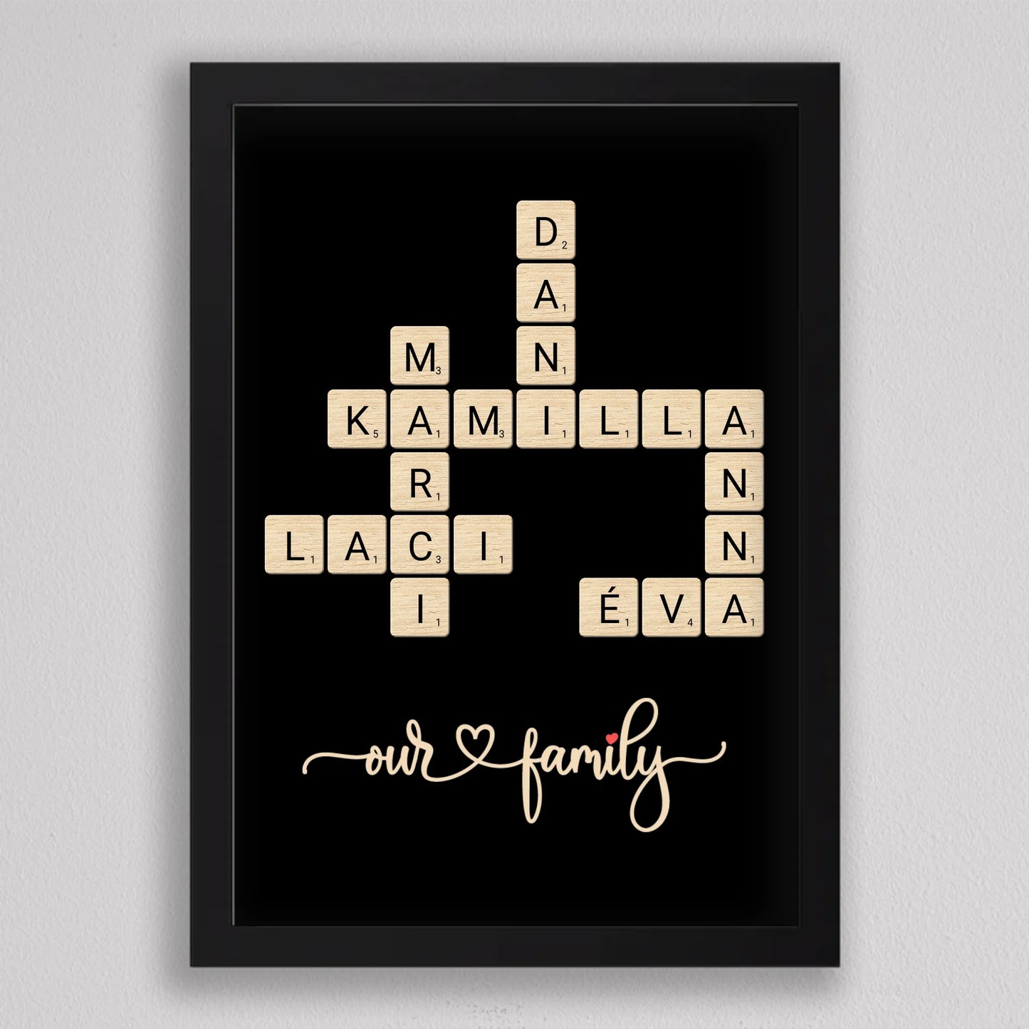 Családi Scrabble, szókirakó #3