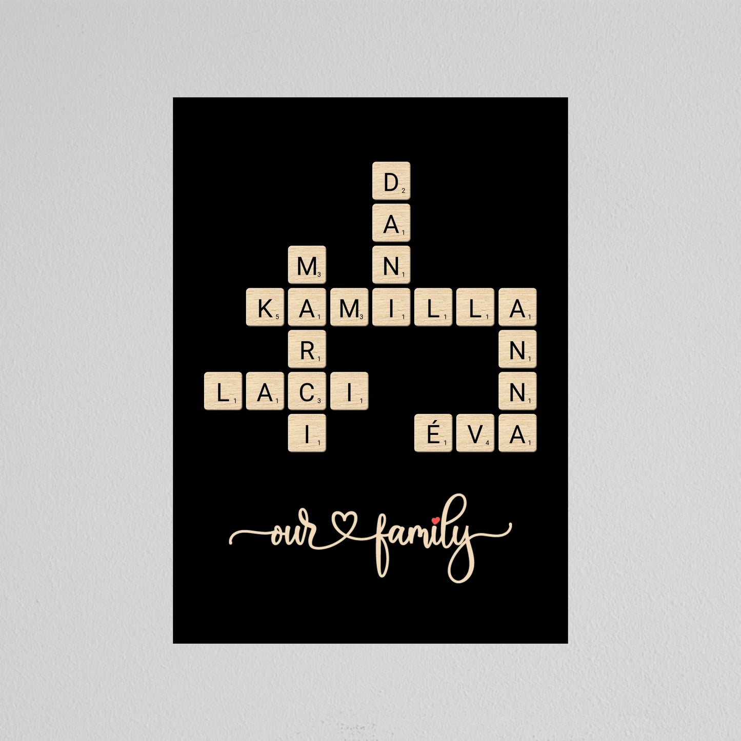 Családi Scrabble, szókirakó #3