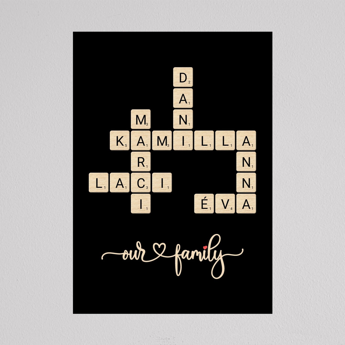 Családi Scrabble, szókirakó #3