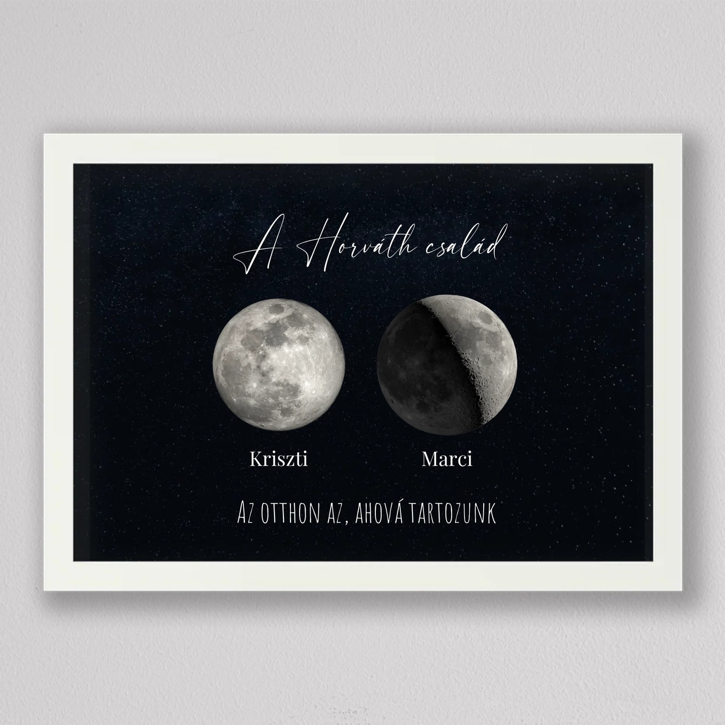 Egyedi Családi Holdfázis kép