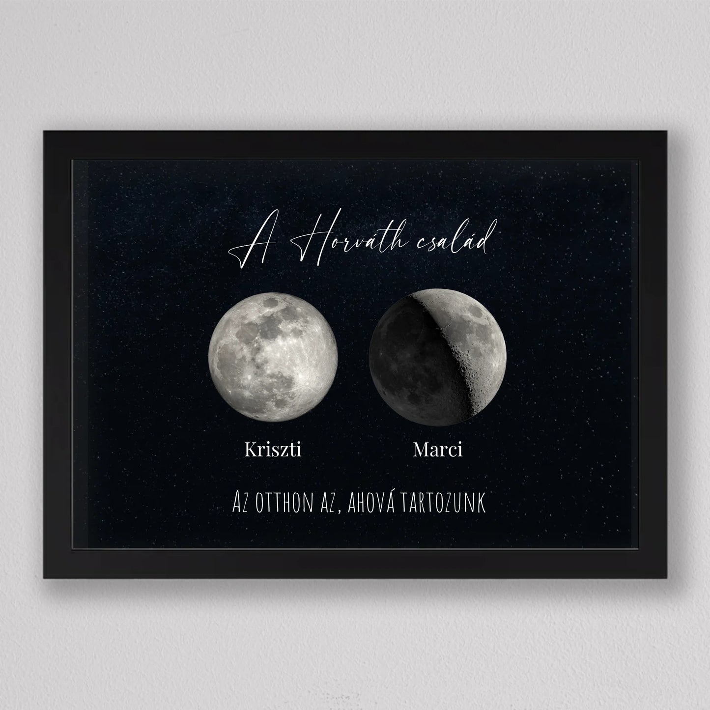 Egyedi Családi Holdfázis kép