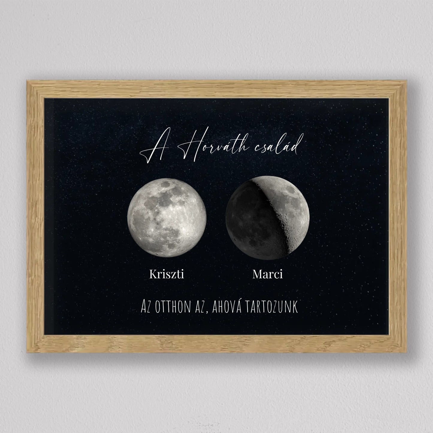 Egyedi Családi Holdfázis kép