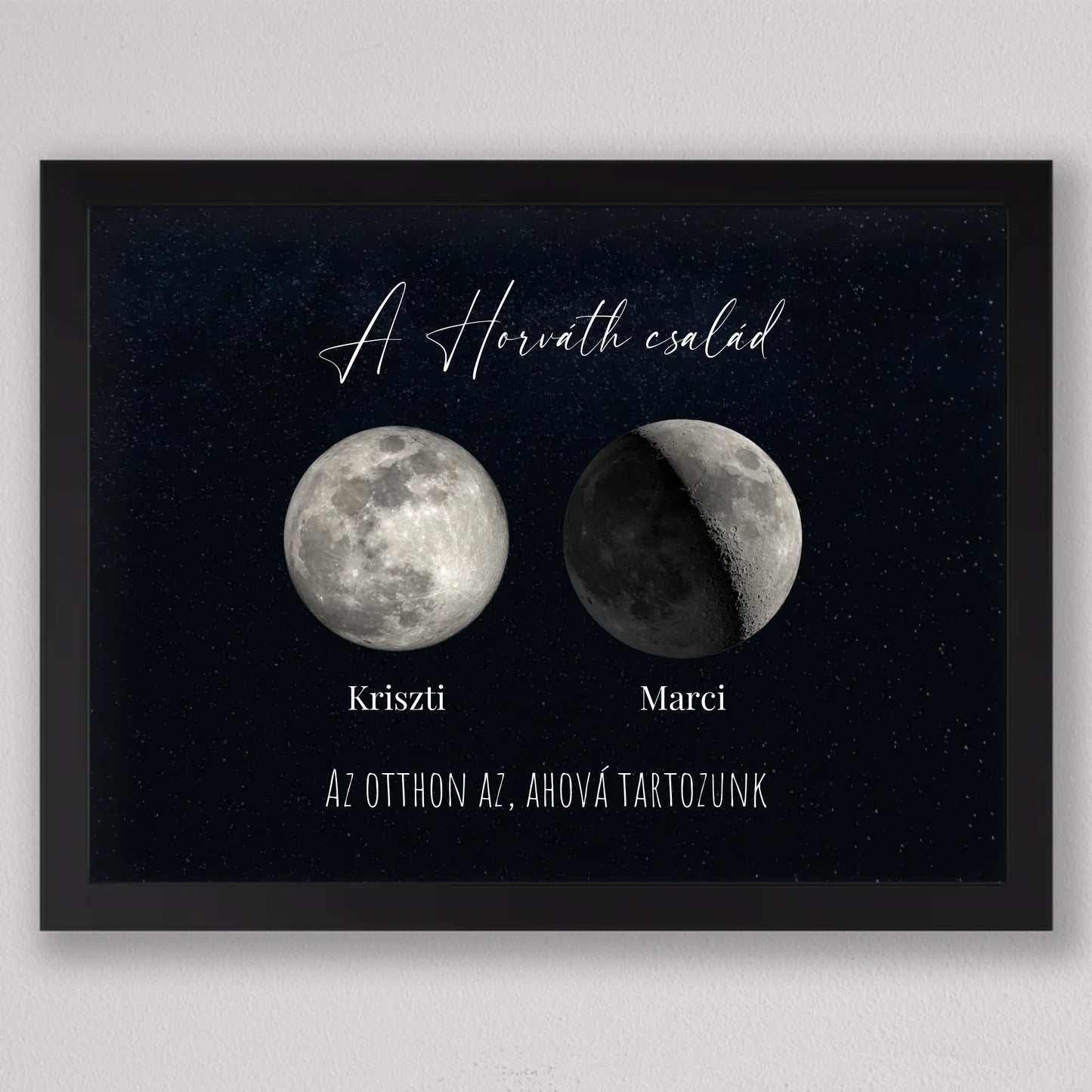 Egyedi Családi Holdfázis kép