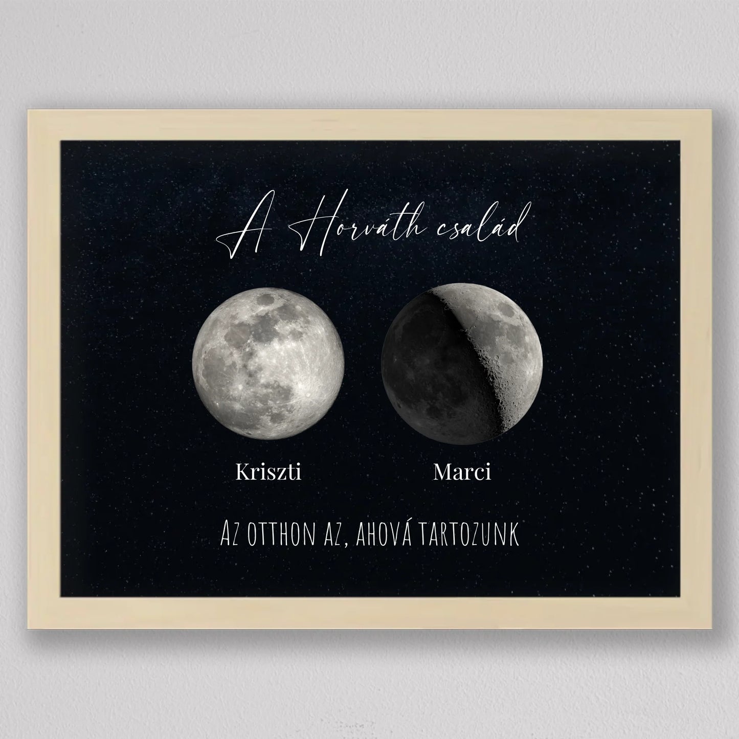 Egyedi Családi Holdfázis kép
