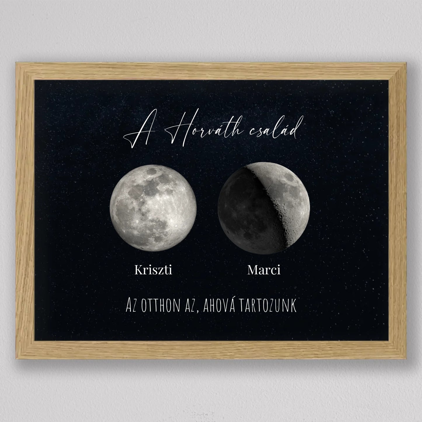 Egyedi Családi Holdfázis kép
