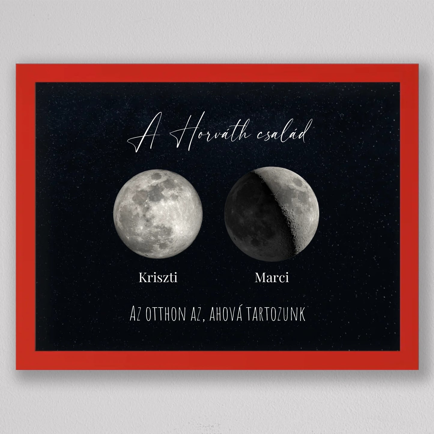 Egyedi Családi Holdfázis kép
