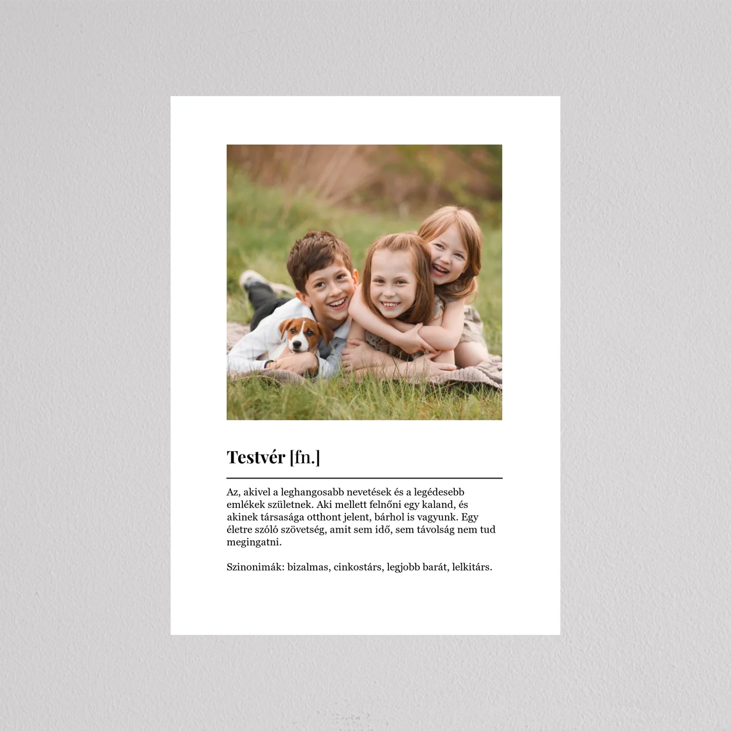 Szeretet Szótár - Testvér