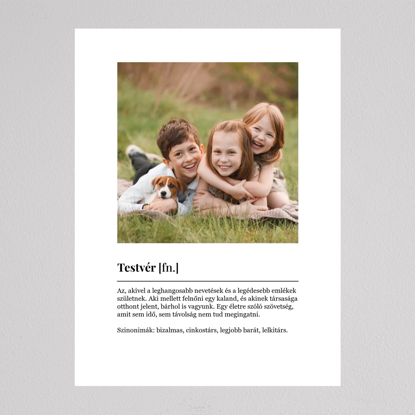 Szeretet Szótár - Testvér