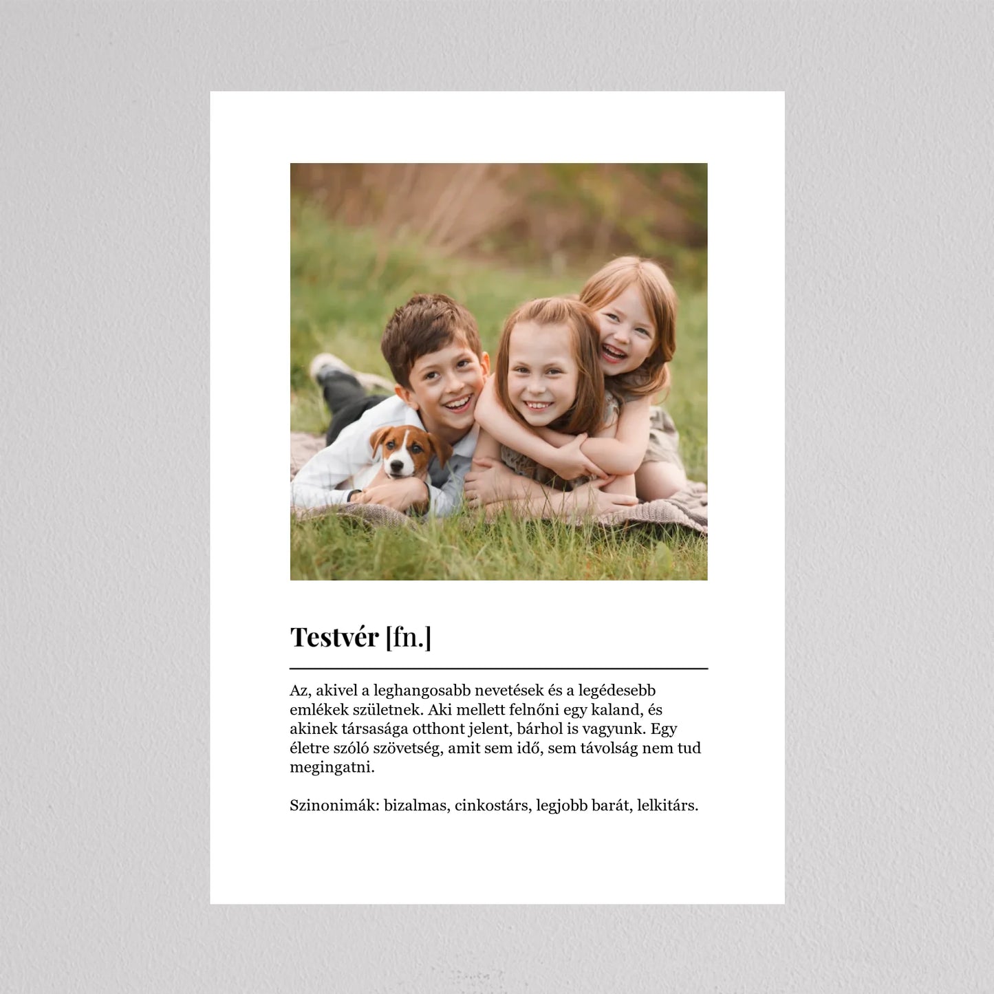 Szeretet Szótár - Testvér