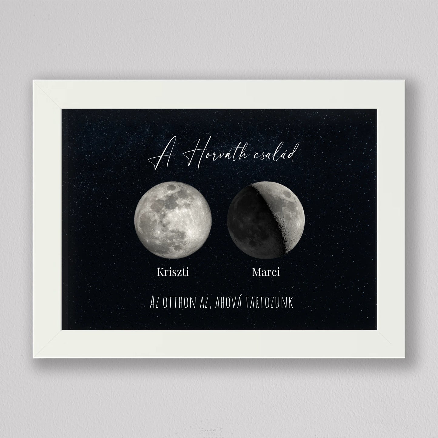 Egyedi Családi Holdfázis kép