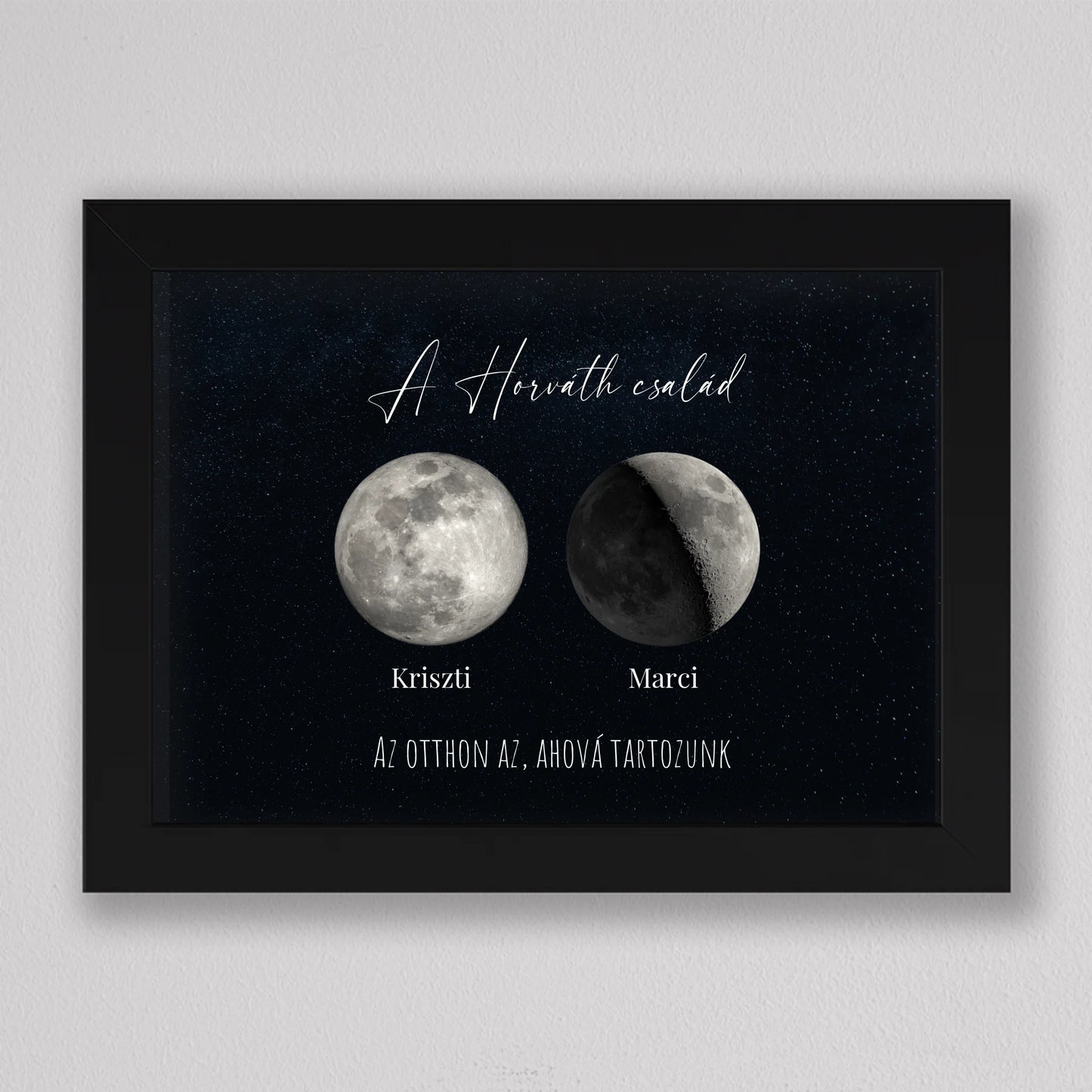 Egyedi Családi Holdfázis kép