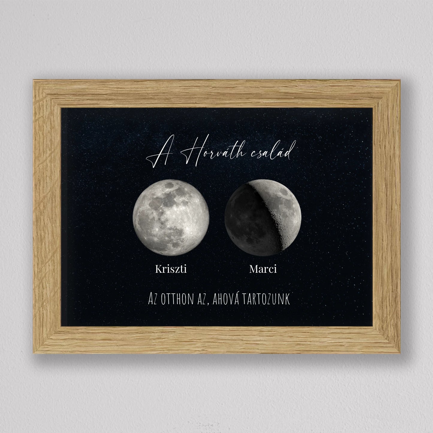 Egyedi Családi Holdfázis kép