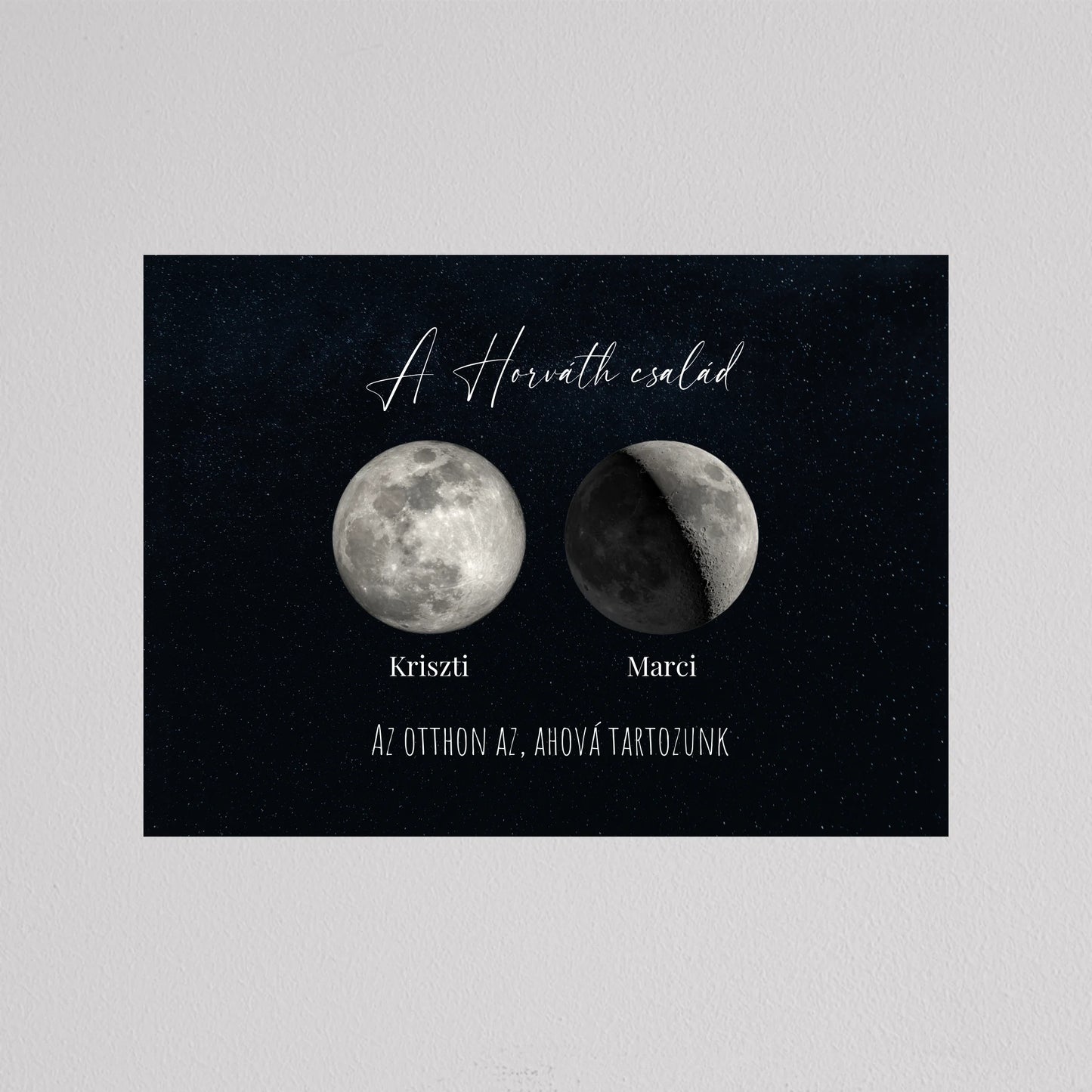 Egyedi Családi Holdfázis kép