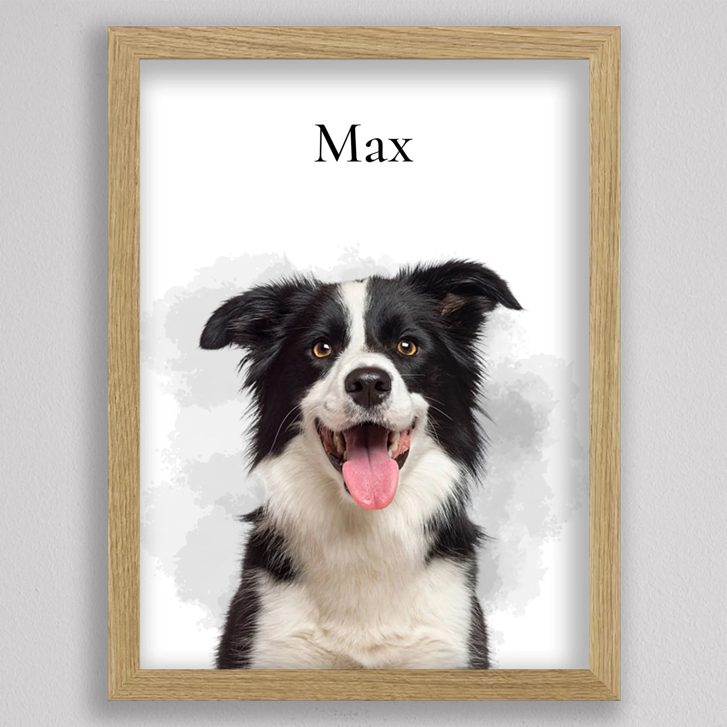 Kutya portré - Kiskedvences egyedi falikép