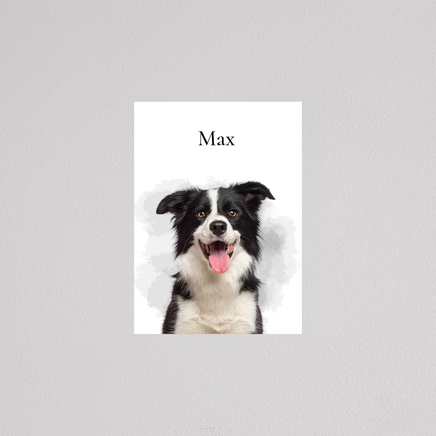 Kutya portré - Kiskedvences egyedi falikép