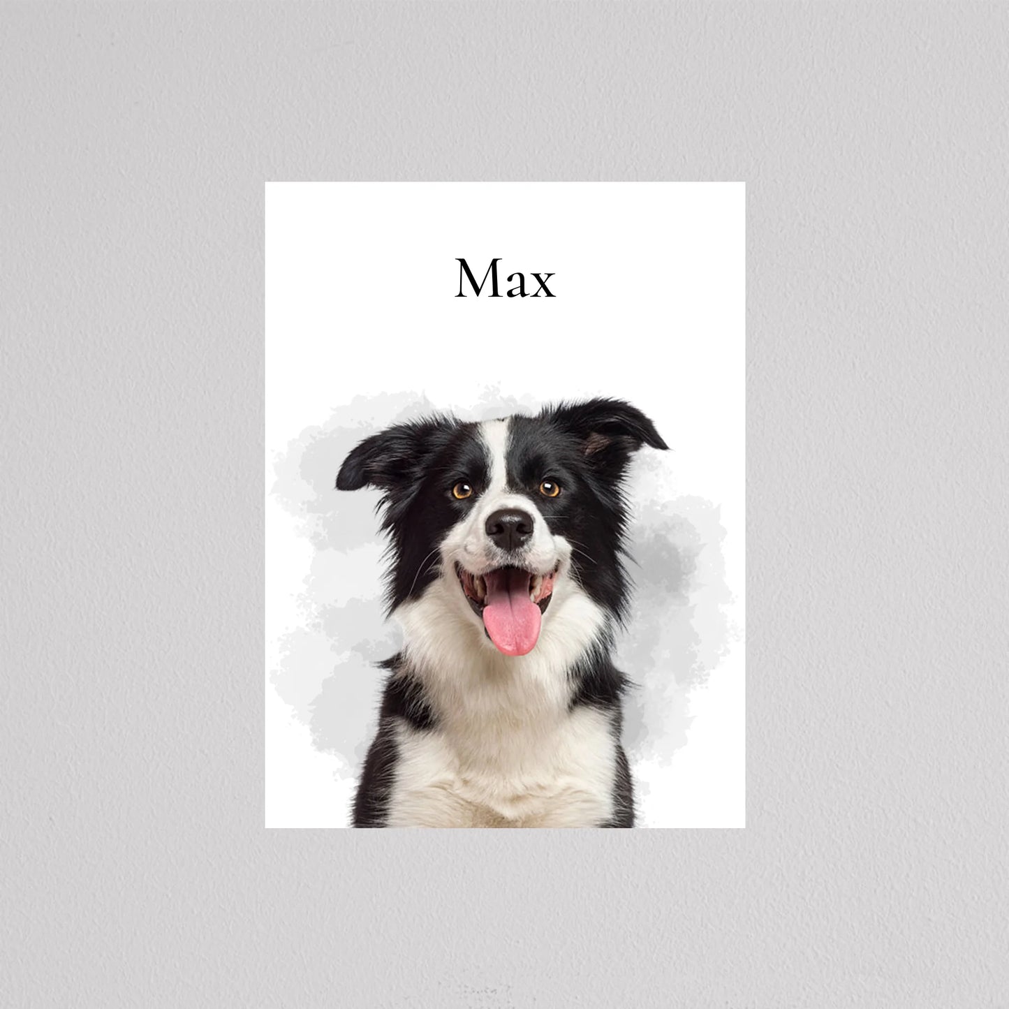 Kutya portré - Kiskedvences egyedi falikép