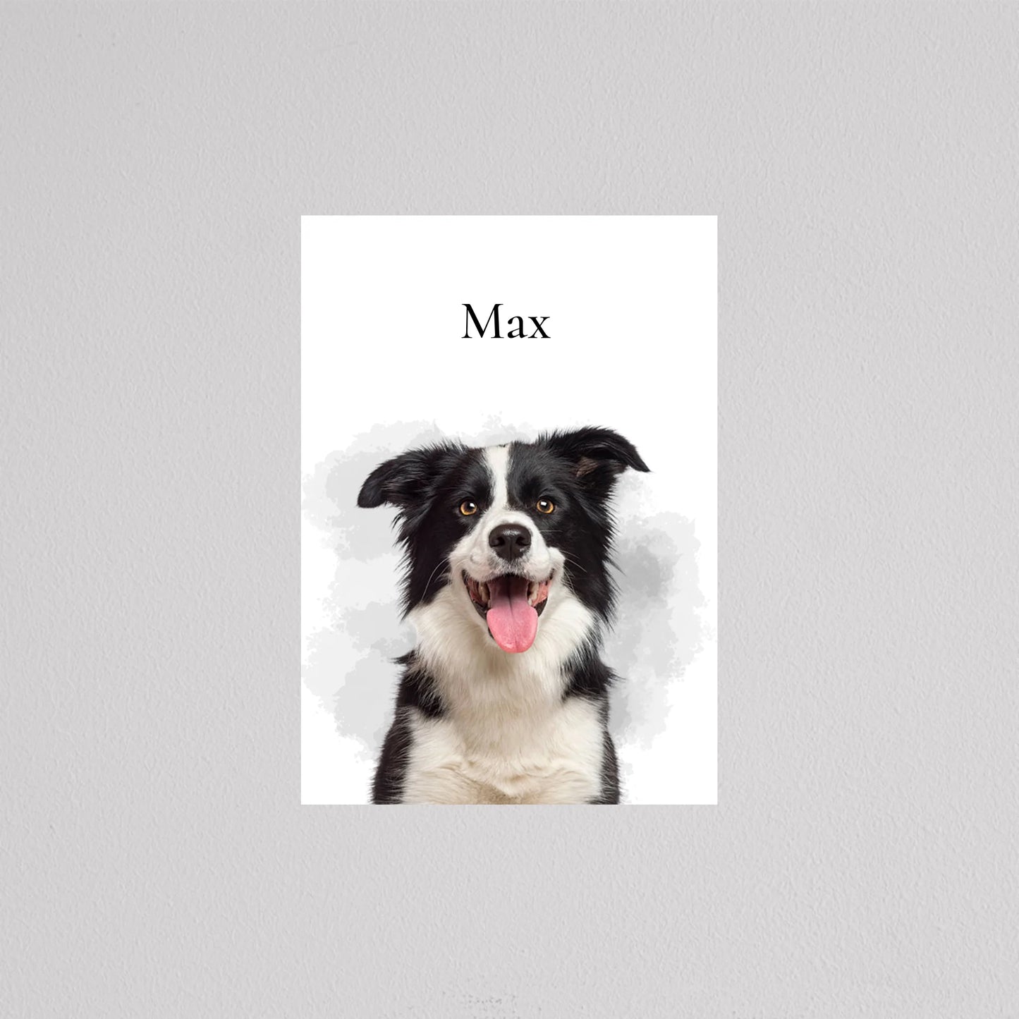 Kutya portré - Kiskedvences egyedi falikép