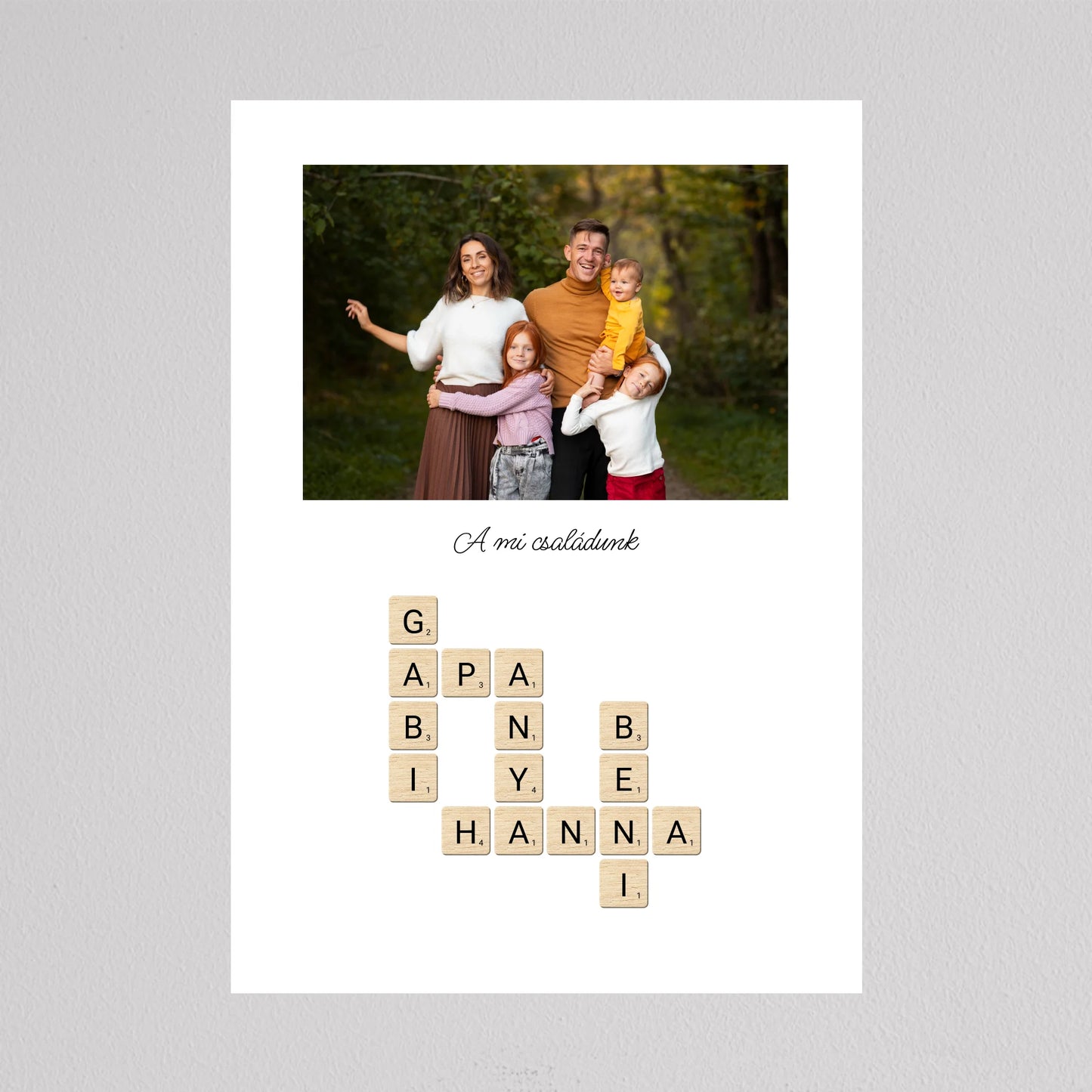 Családi Scrabble, szókirakó #2