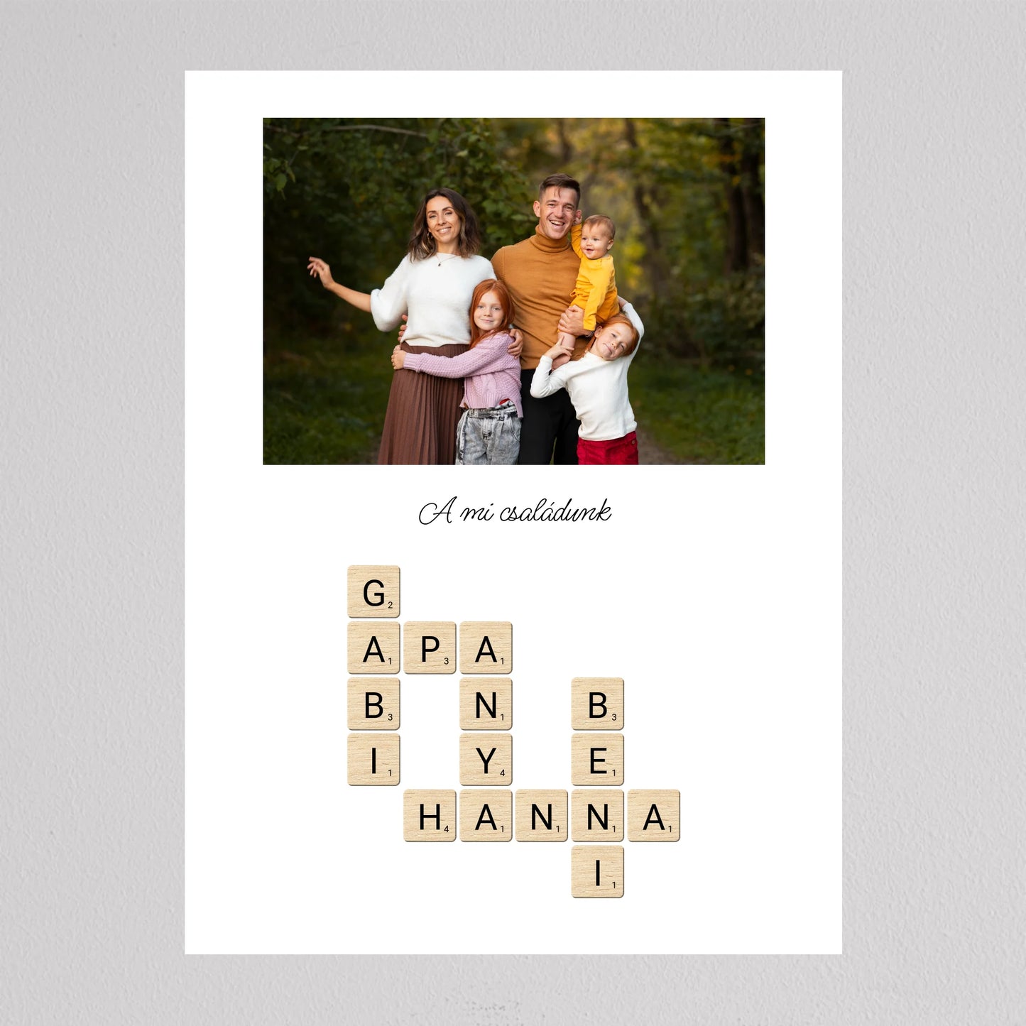 Családi Scrabble, szókirakó #2