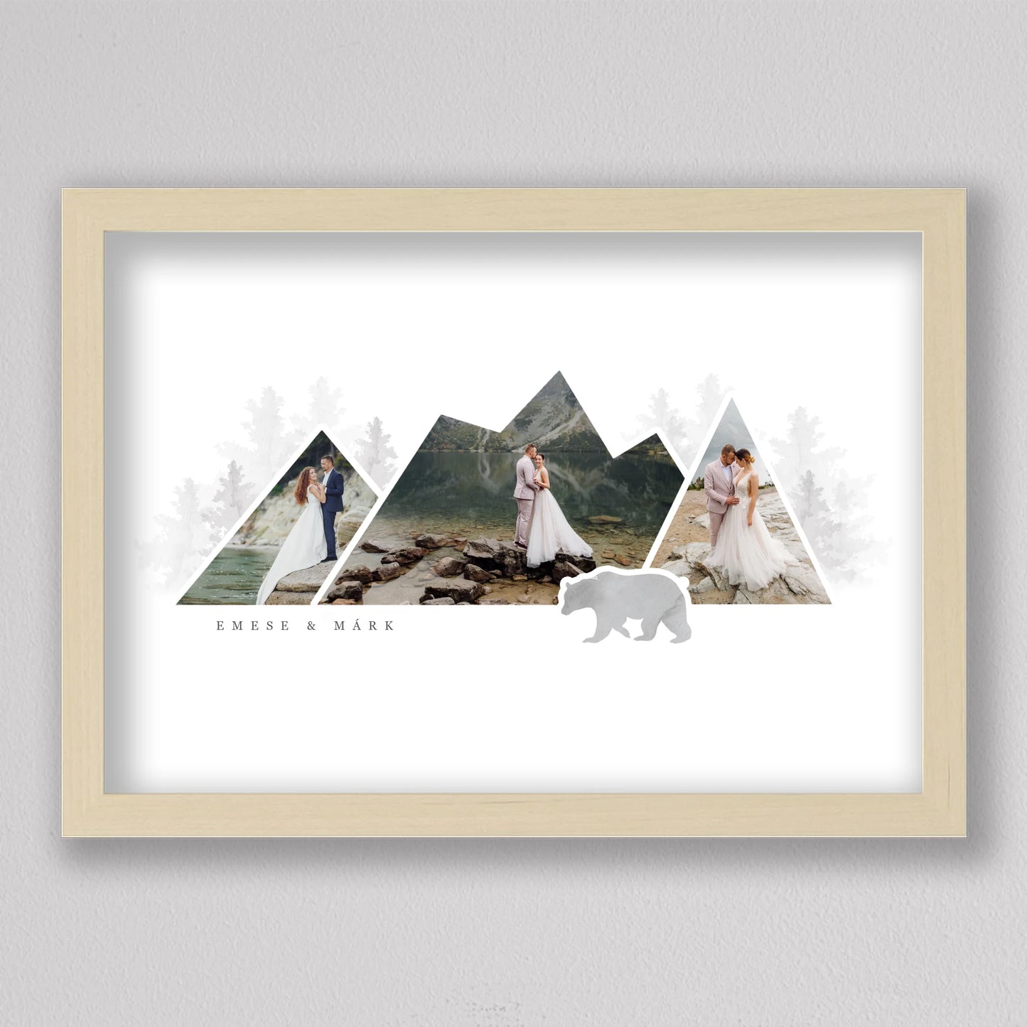 Hegy alakú fotó kollázs