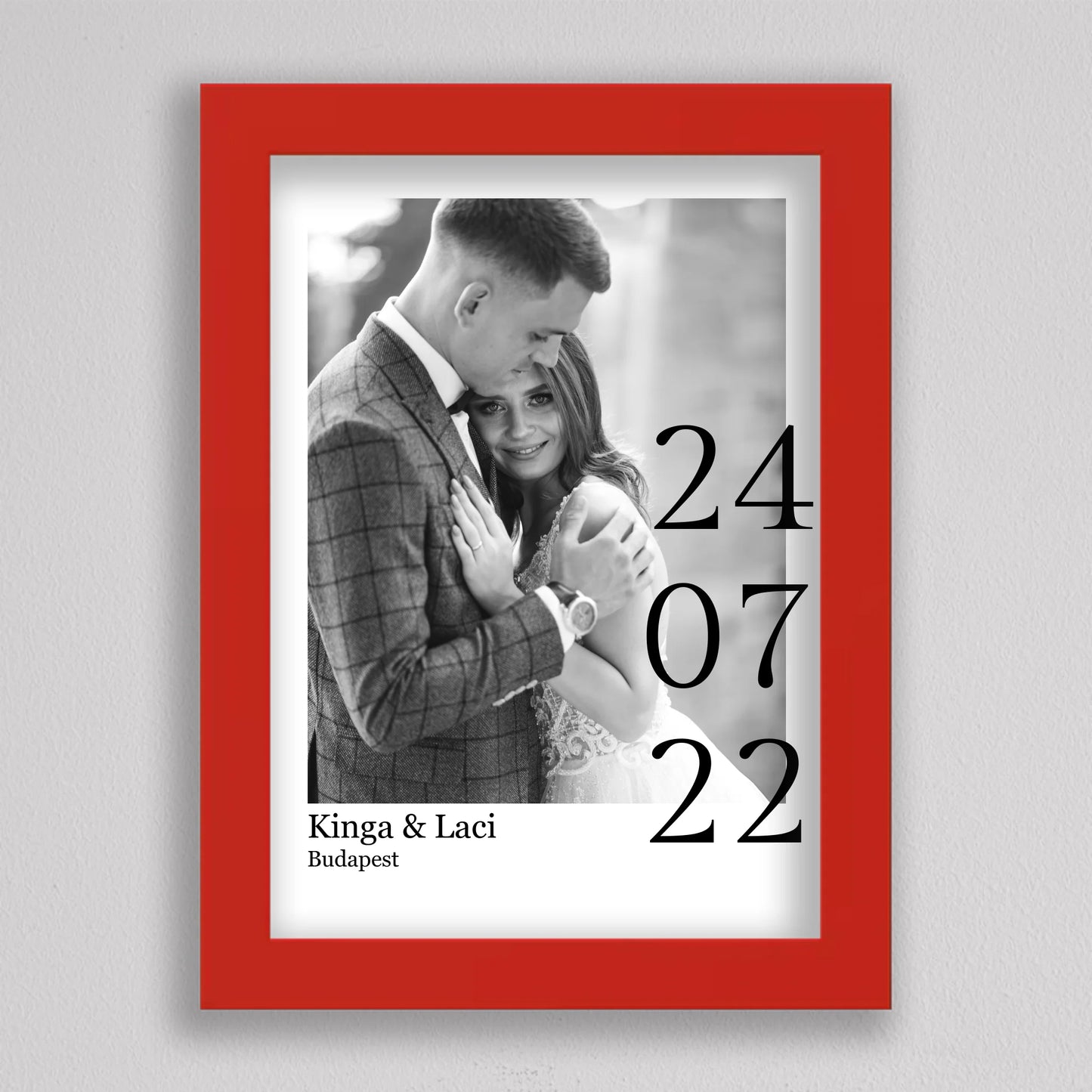 Esküvői emlékőrző, Évfordulós falikép