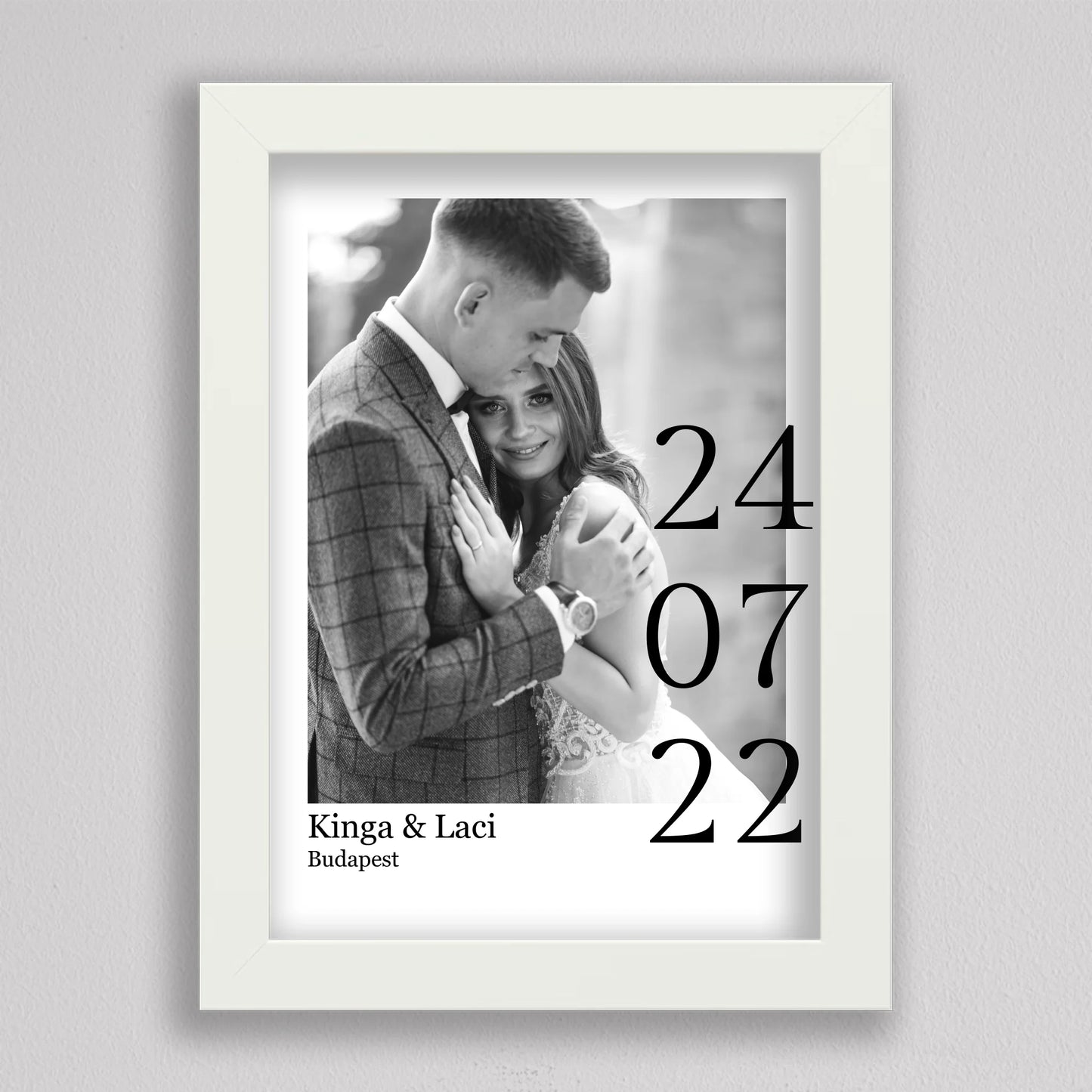 Esküvői emlékőrző, Évfordulós falikép