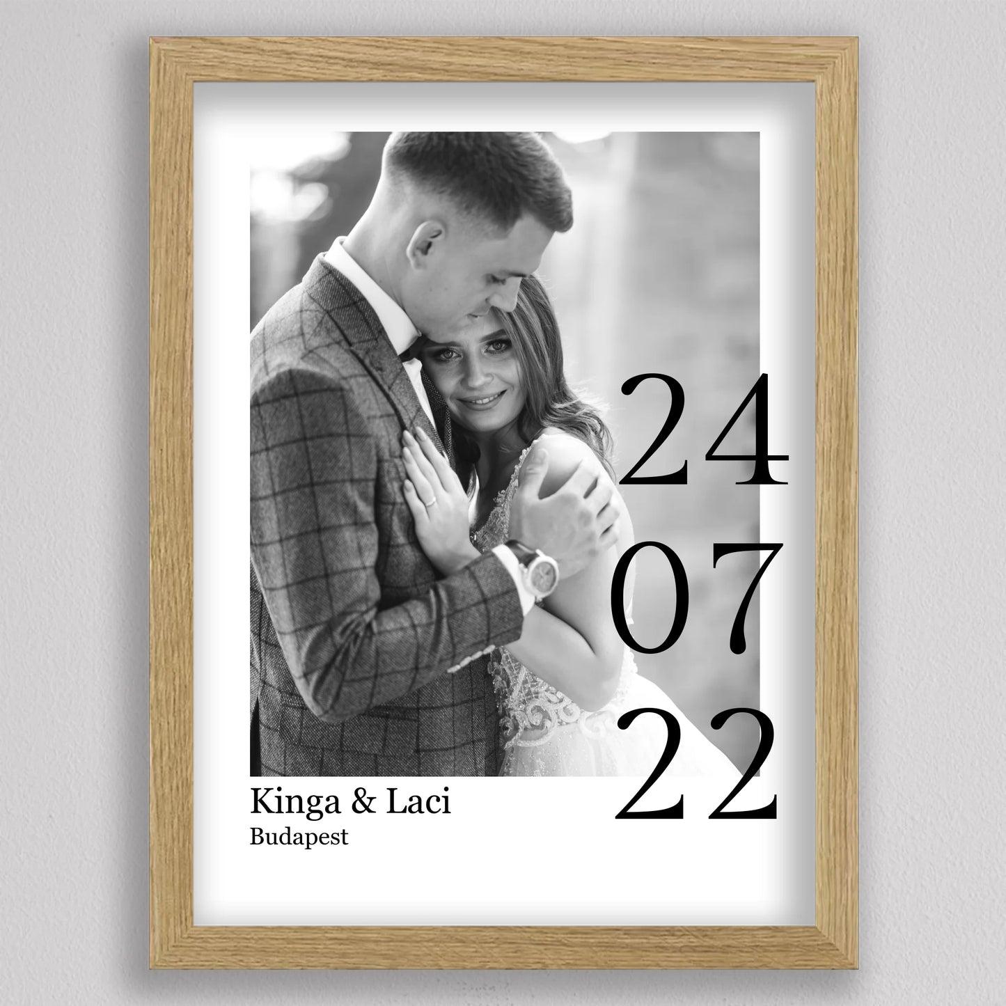 Esküvői emlékőrző, Évfordulós falikép