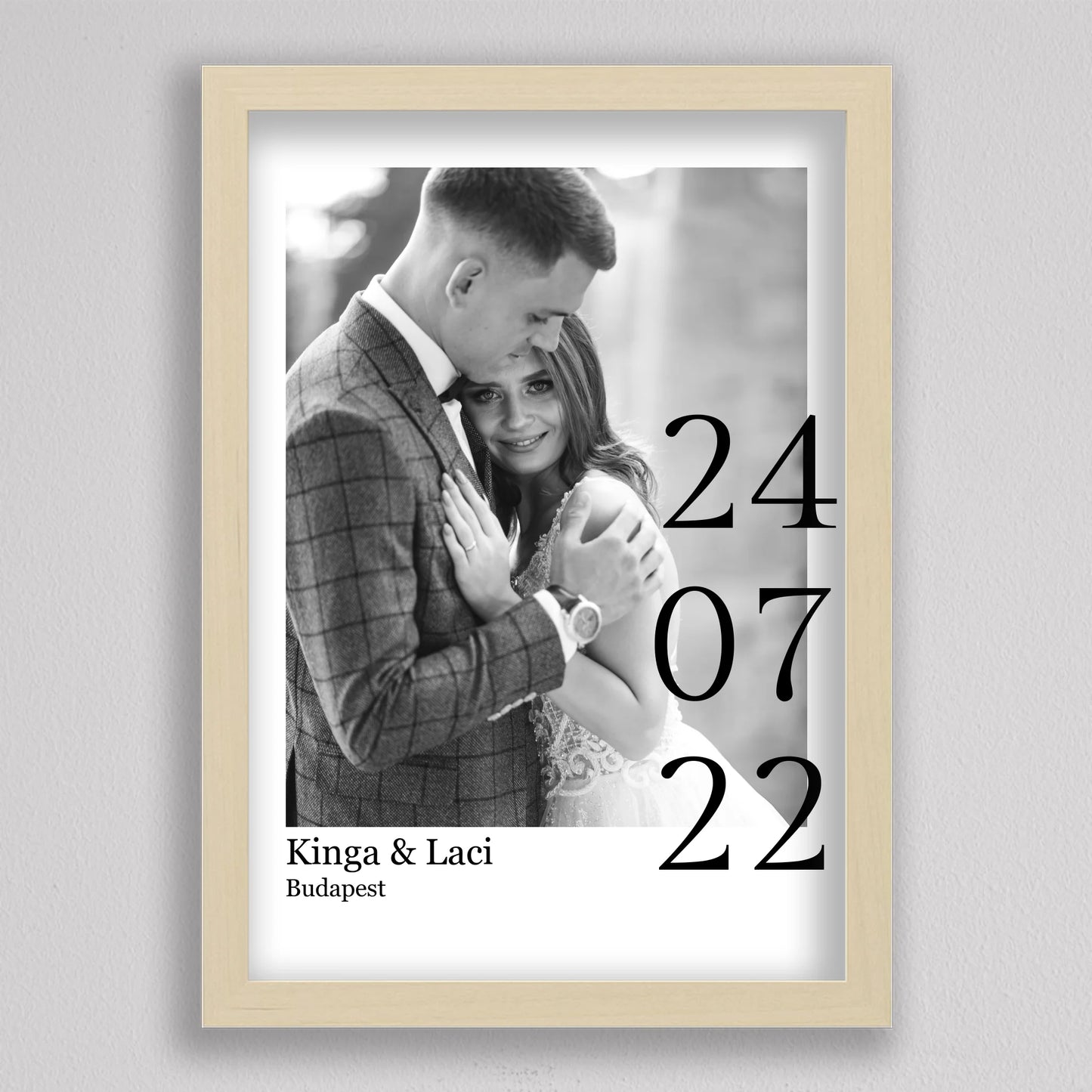 Esküvői emlékőrző, Évfordulós falikép