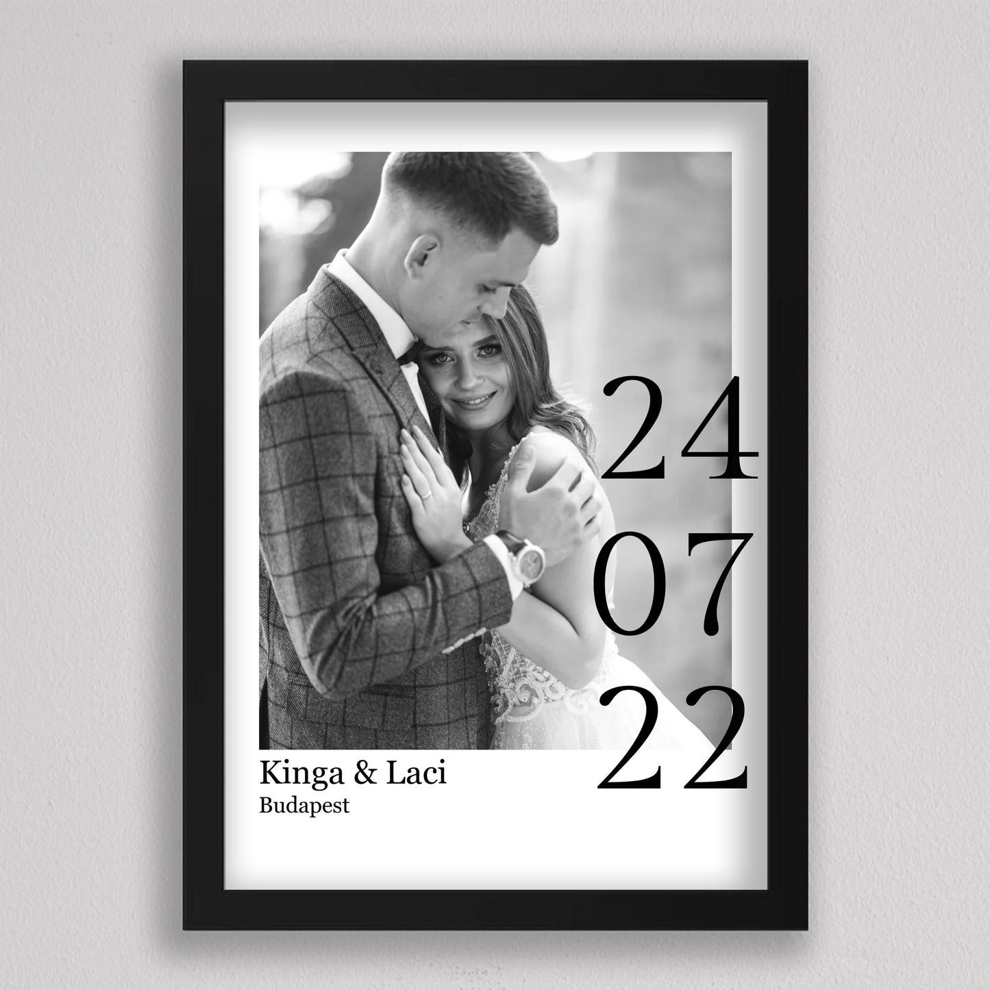 Esküvői emlékőrző, Évfordulós falikép