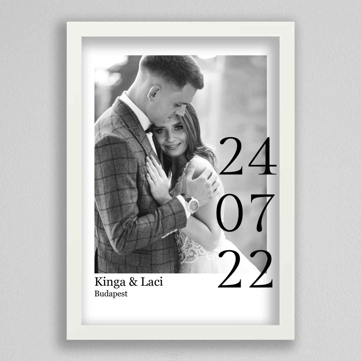 Esküvői emlékőrző, Évfordulós falikép