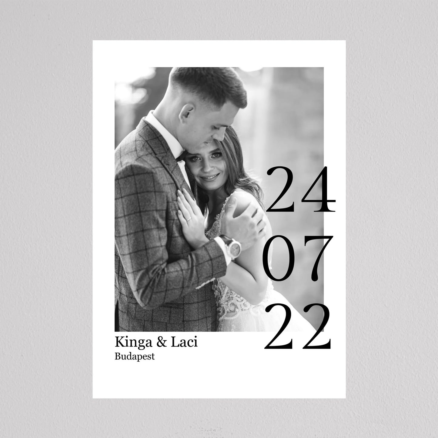 Esküvői emlékőrző, Évfordulós falikép