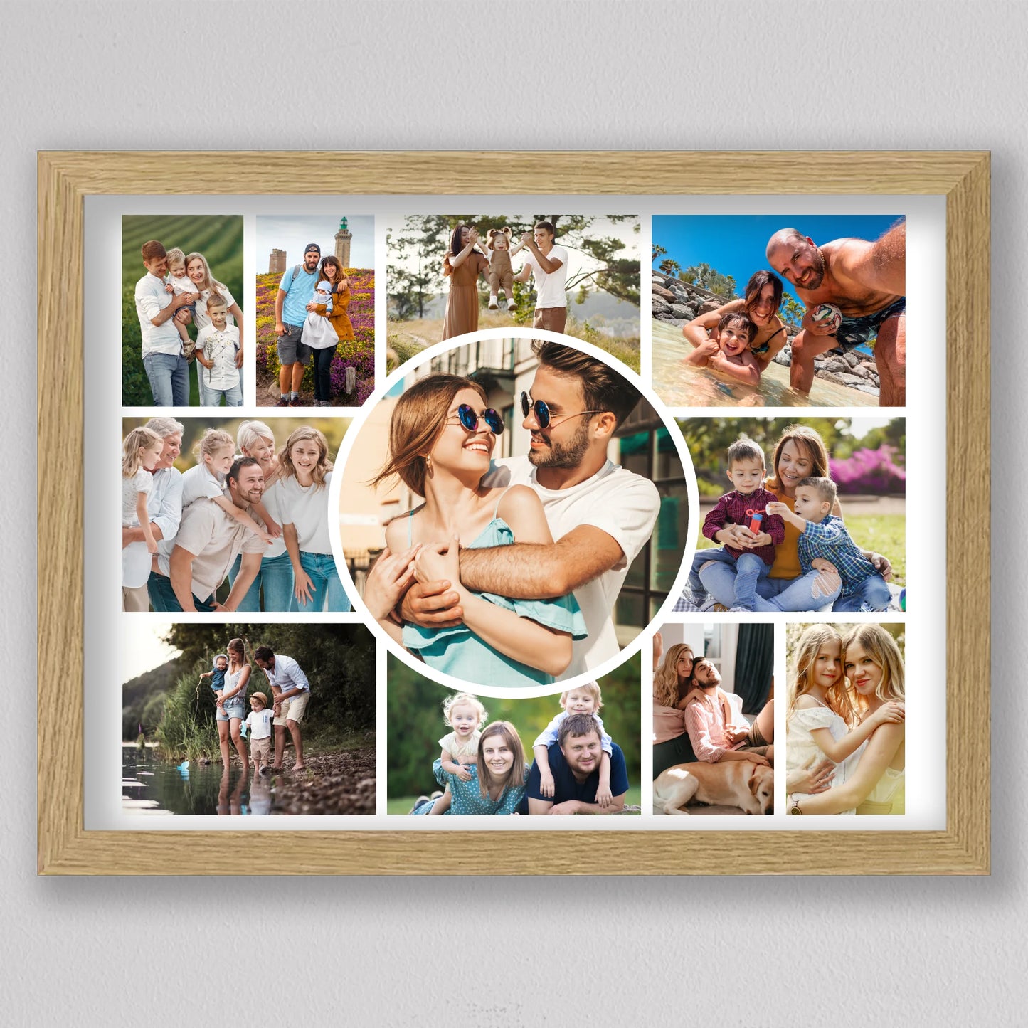 Egyedi Családi Fotókollázs - 11 Képpel