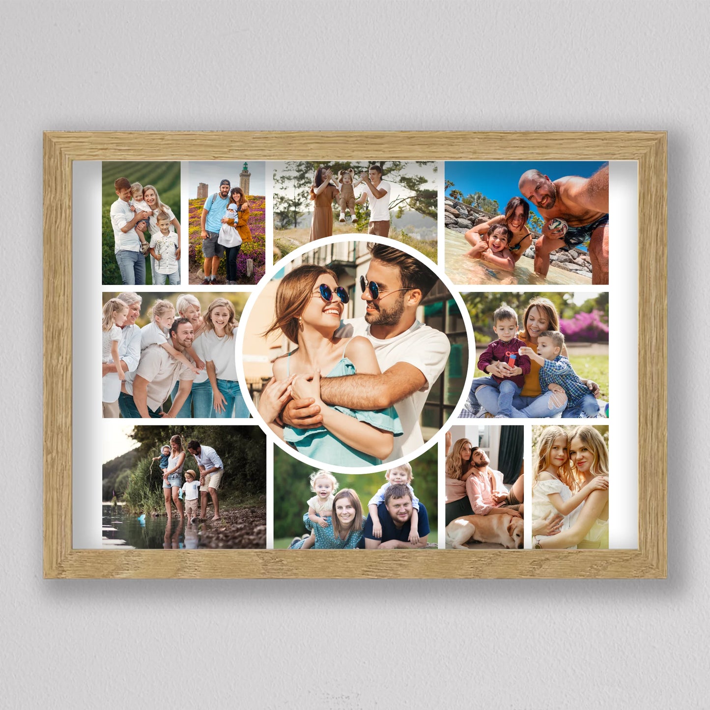 Egyedi Családi Fotókollázs - 11 Képpel
