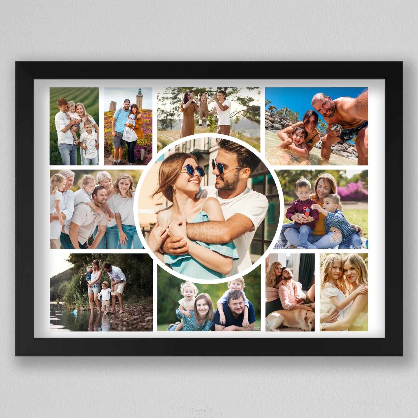 Egyedi Családi Fotókollázs - 11 Képpel
