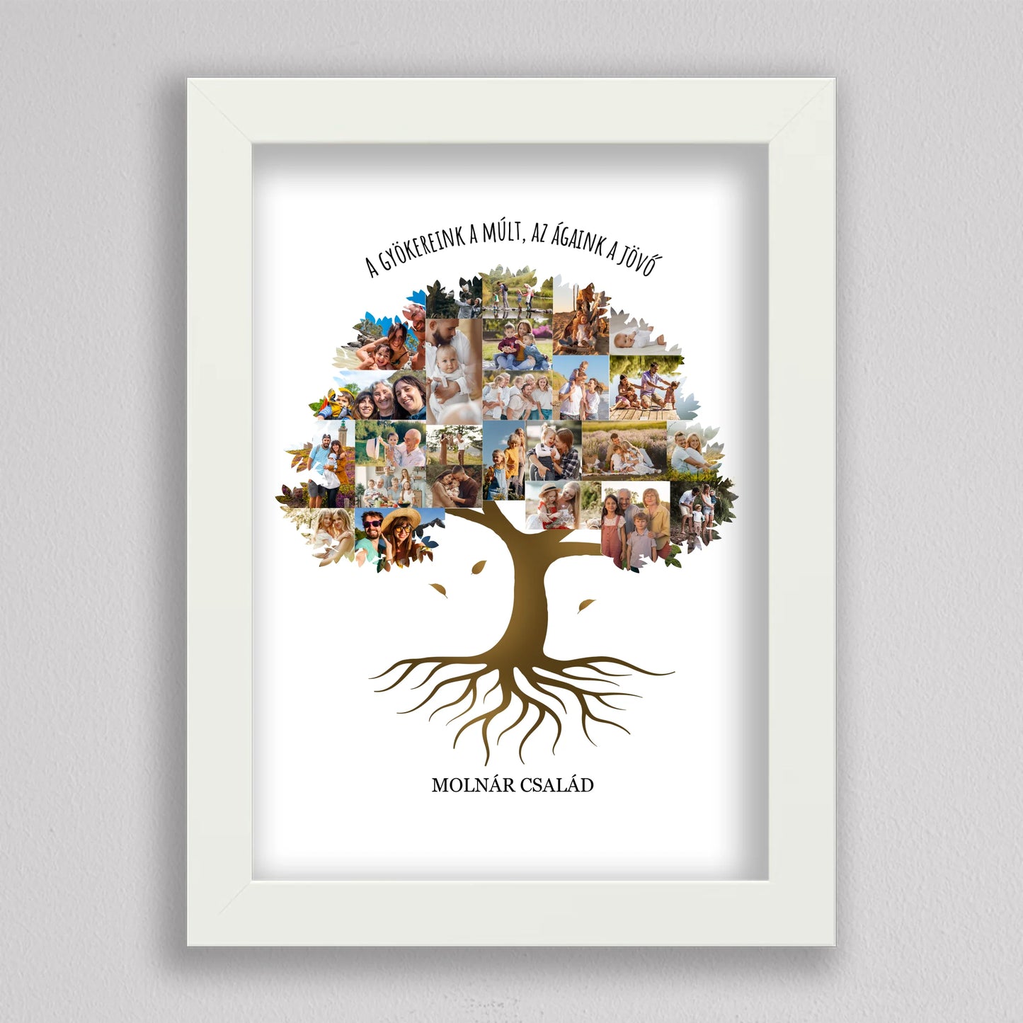 Családi Történet Képekben – Személyre Szabható Családfa #1