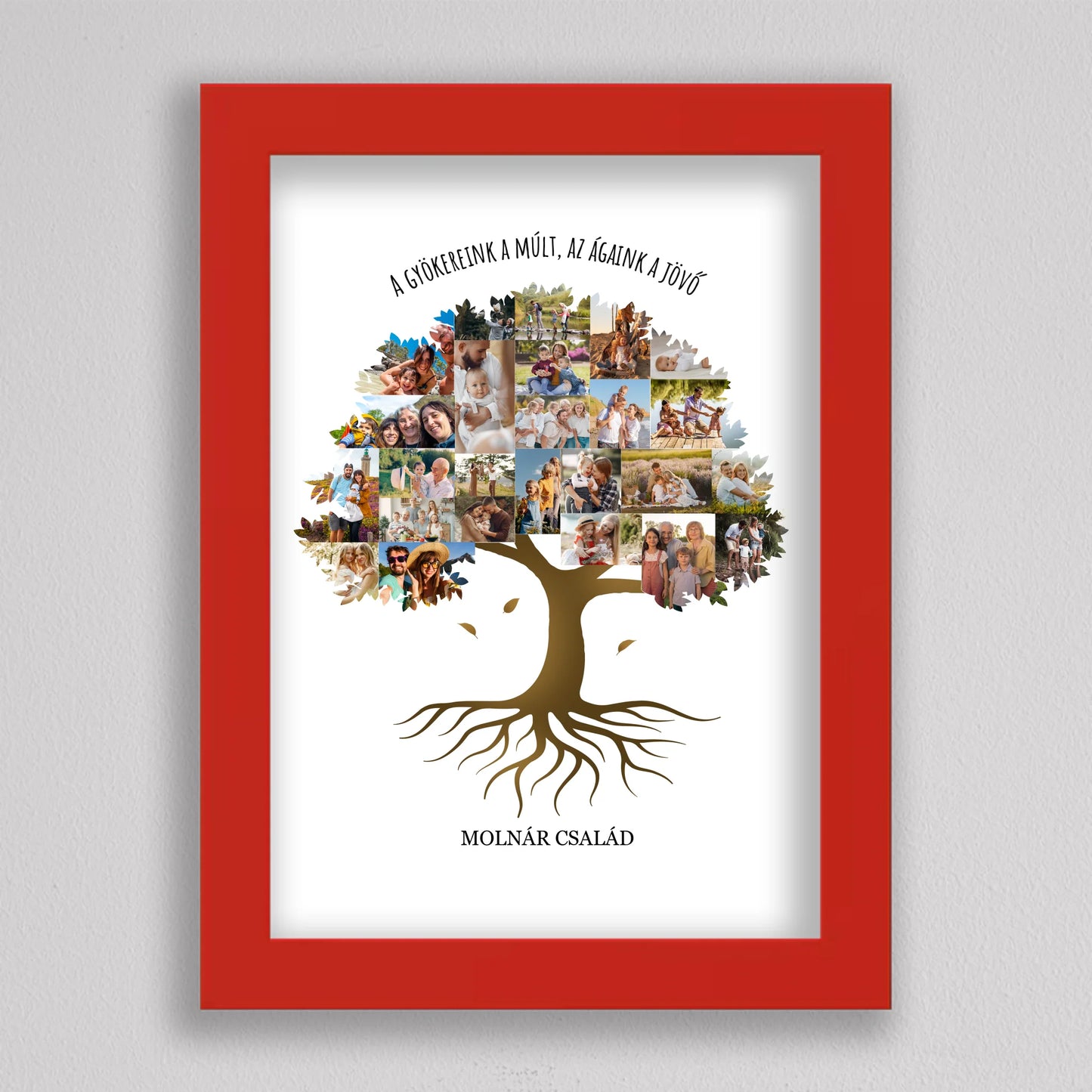 Családi Történet Képekben – Személyre Szabható Családfa #1