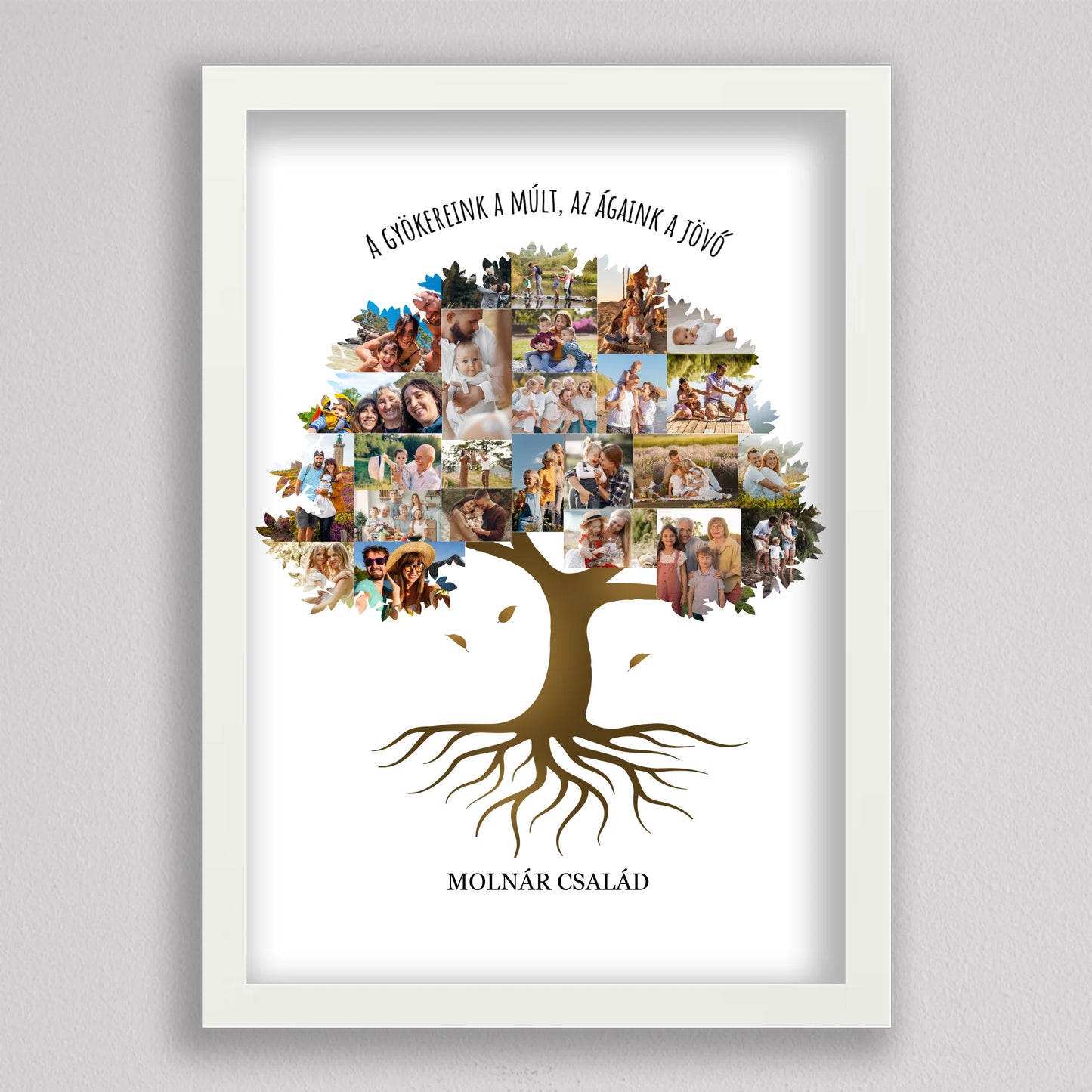 Családi Történet Képekben – Személyre Szabható Családfa #1