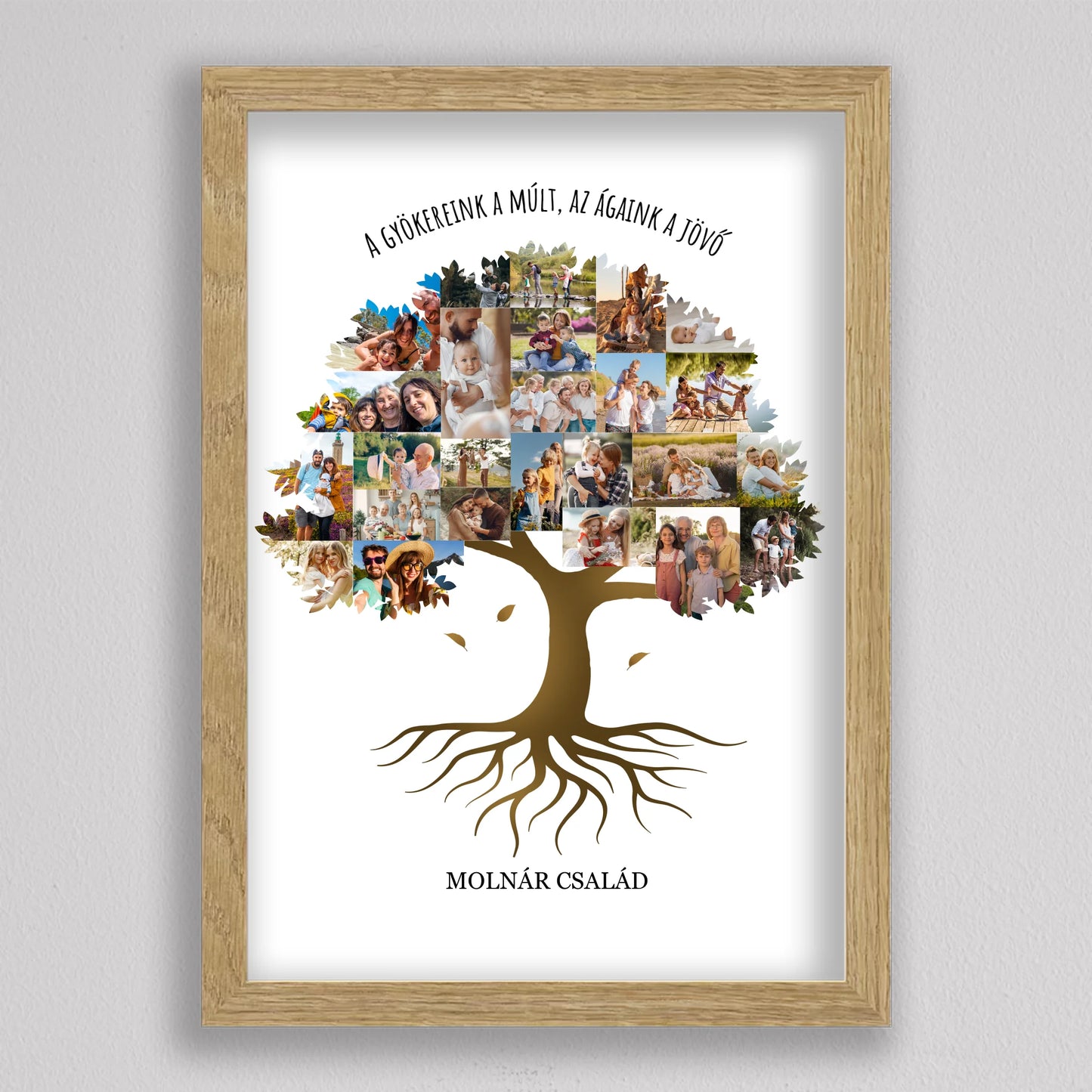 Családi Történet Képekben – Személyre Szabható Családfa #1