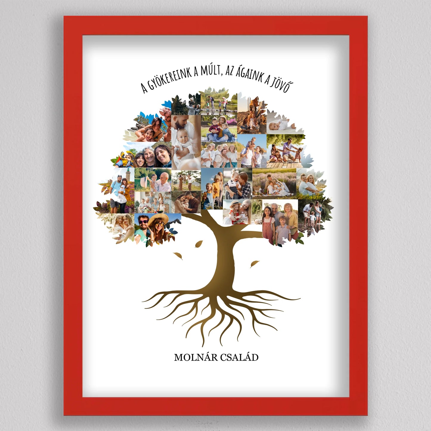 Családi Történet Képekben – Személyre Szabható Családfa #1